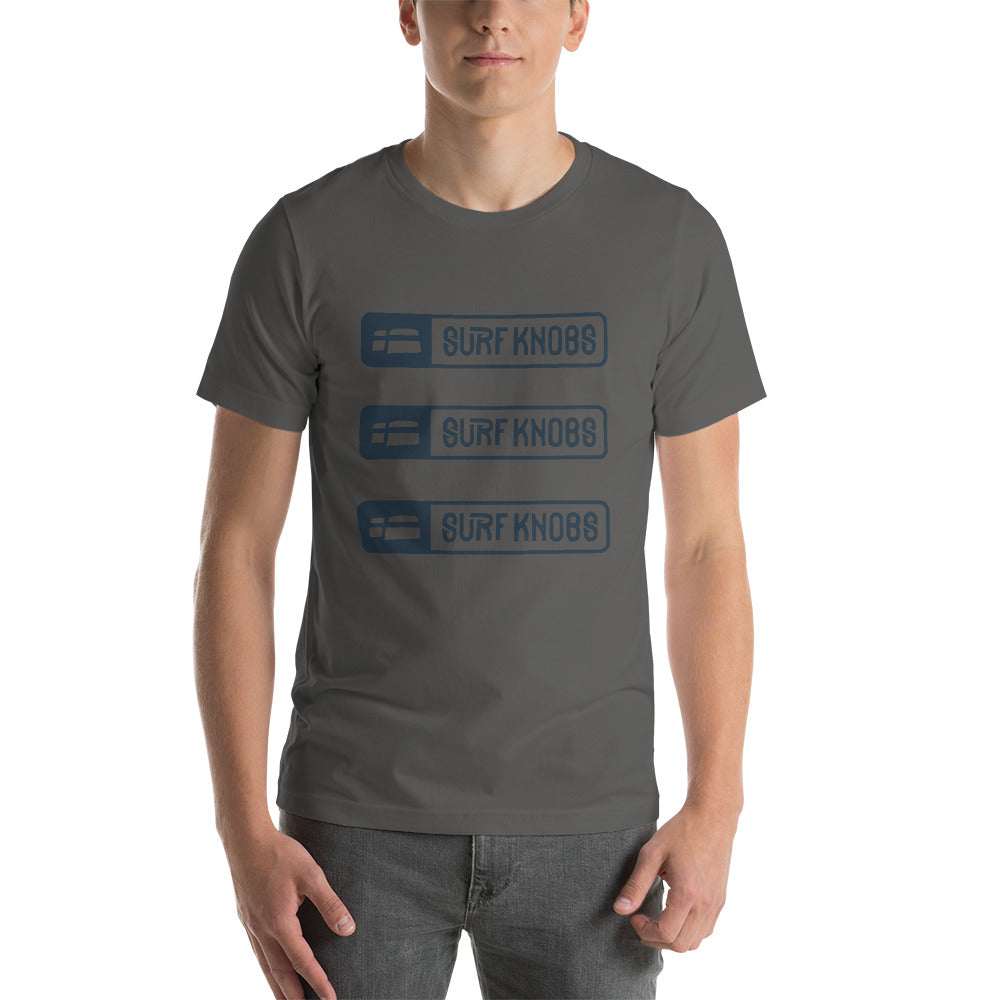 Short-Sleeve Unisex T-Shirt Triples - Surf Knobs
